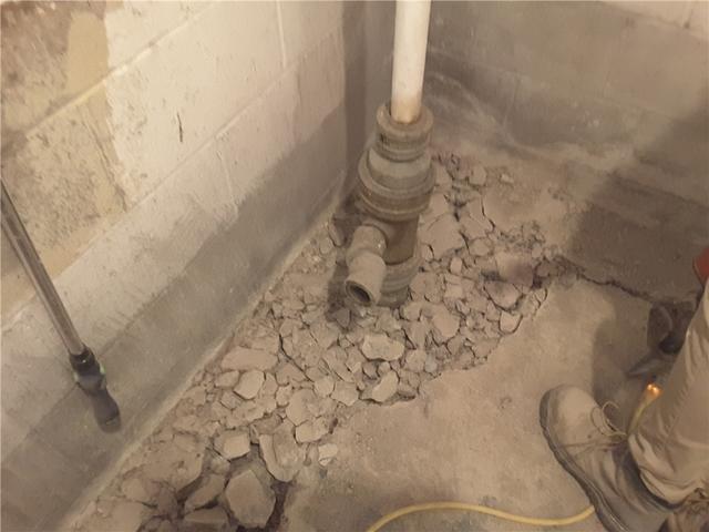 Digging Trench for New WaterGuard® System