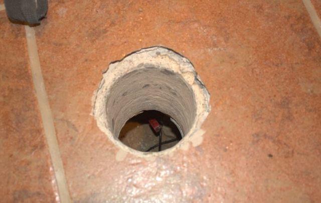 The moisture sensor is placed beneath the dome of the foundation heave. This sensor will tell MoistureLevel when to run to reduce the foundation heave.