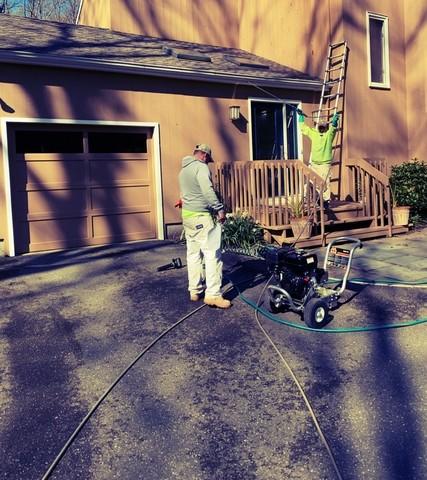 Power Washing Prep