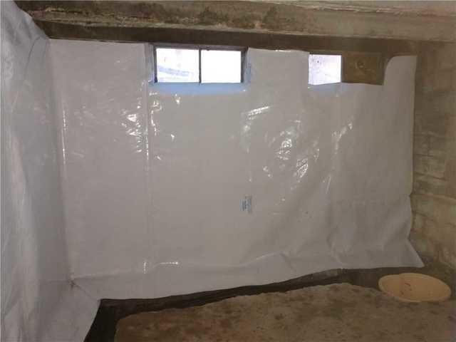 Clean Space Technology Insulates Basement Walls