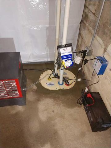 TripleSafe Sump Pump Removes Moisture From Basement