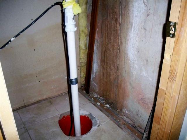 Old Basement Sump Pump