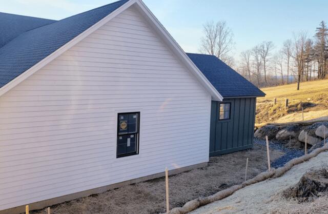 New asphalt shingle roof installed on a Marlborough, MA home.