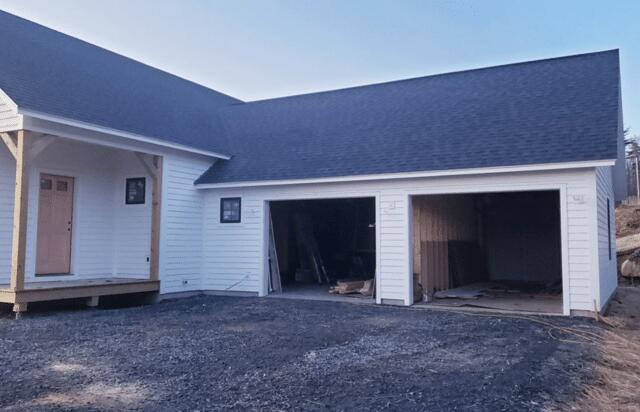 We installed a new roof using durable asphalt roof shingles on a Marlborough, MA home.