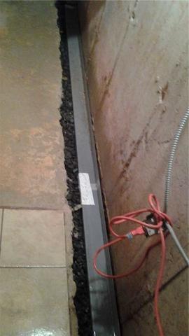 Close Up Basement Waterproofing