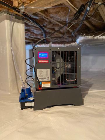 Dehumidifying Air System for the Crawl Space