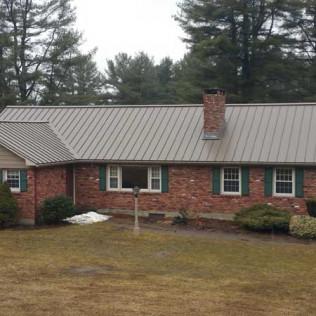 New Metal Roof Installed on a Richmond, MA Home