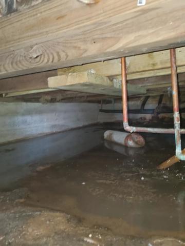 Mississippi River in Crawl Space