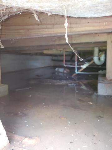 Hudson River in Crawl Space