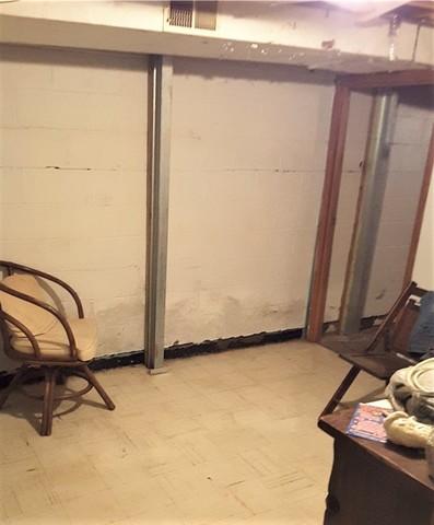 PowerBrace™ Steel I-beams Around Basement Perimeter