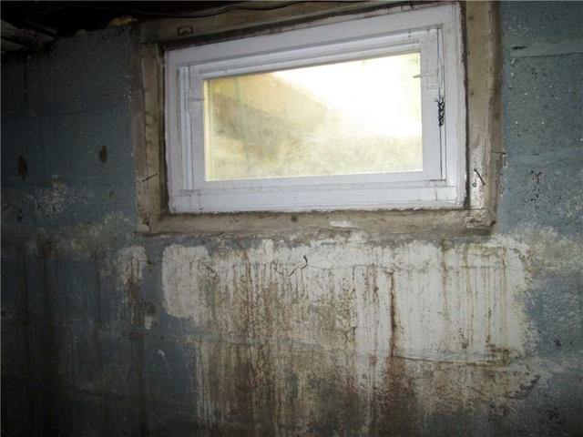 Leaky Basement Window Stains