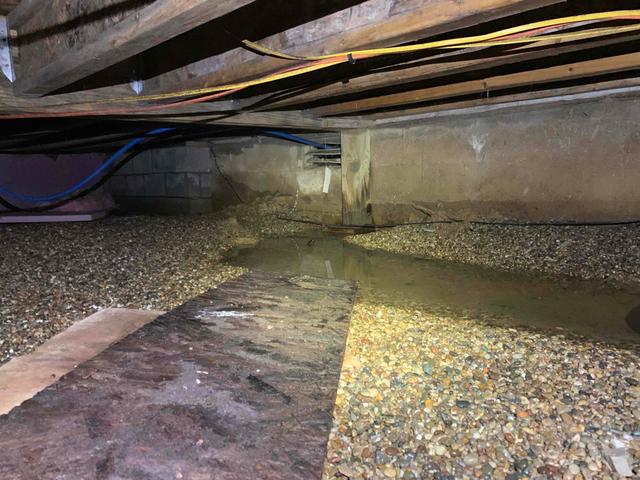 Some crawl spaces have a layer of gravel on the dirt floor. This does nothing to stop the water vapor from rising into the house. These homes will need a sealed liner encapsulation system.