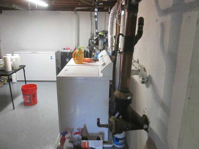 Basement Laundry Area in Hampton, CT