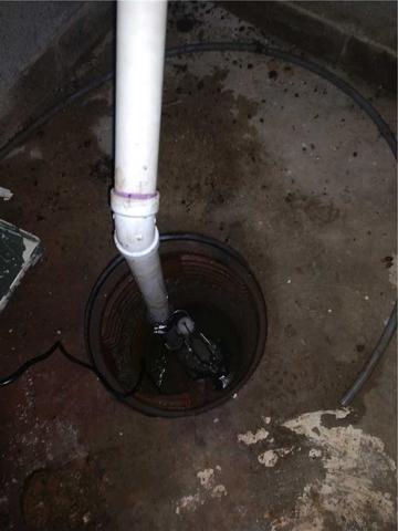 Discharge Line Essential for a Dry Basement