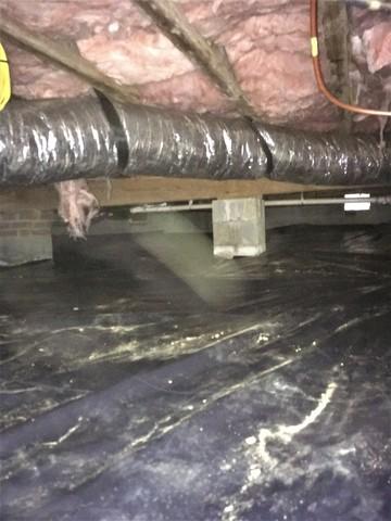 Exposed Crawl Space