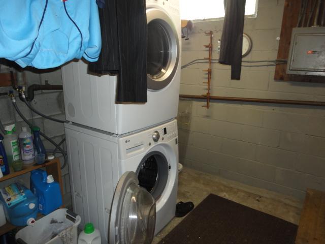 Basement Laundry Area in Putnam Valley, NY