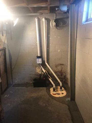 TripleSafe™ Sump Pump Installed In Mountain Iron, Minnesota