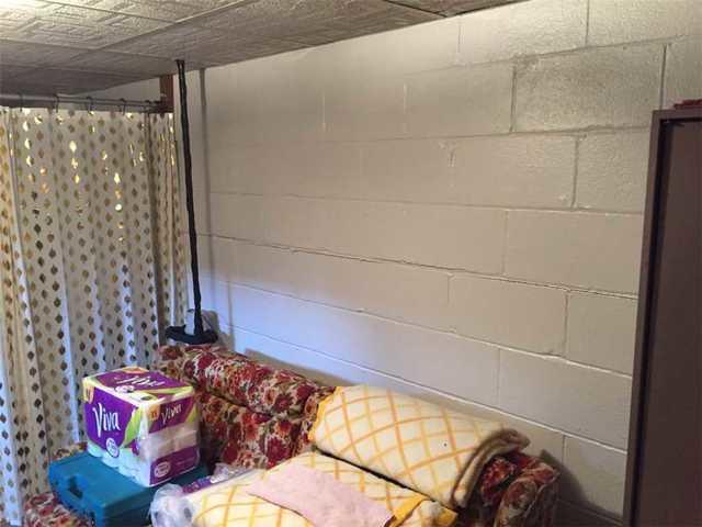 Bowing Walls - Before Photo