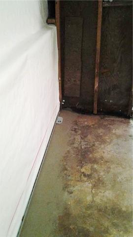CleanSpace Vapor Barrier & WaterGuard Perimeter Drainage