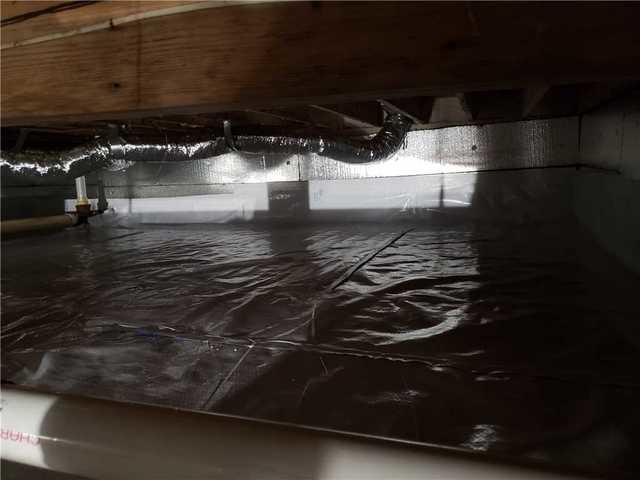 AFTER: Crawl space Insulated
