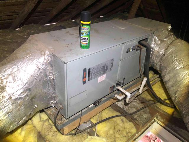 HVAC and Ductwork in the Attic