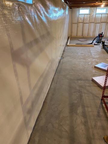 Iron Ochre Waterproofing System Installed In Duluth, Minnesota