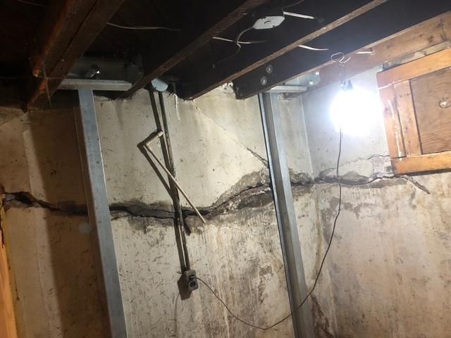 PowerBrace™ Wall Support Beams Stabilize Cracked Walls In Esko, Minnesota