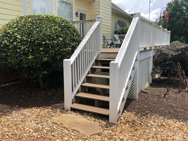 Old trex deck