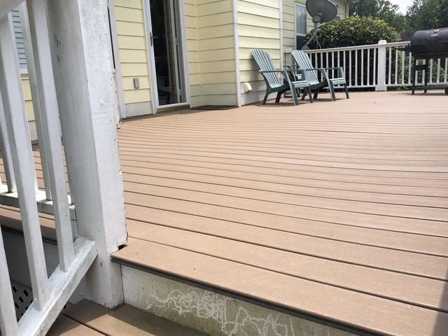 Old trex deck