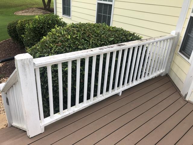 Old wood Hand Rail