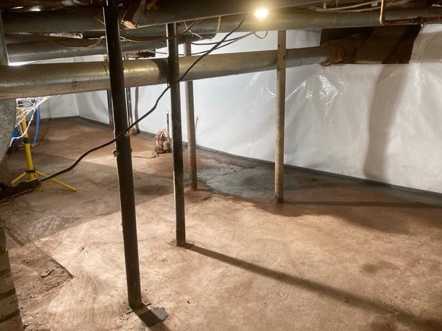 SmartJack® Support Beams Stabilize Main Level Floors In Moose Lake, MN