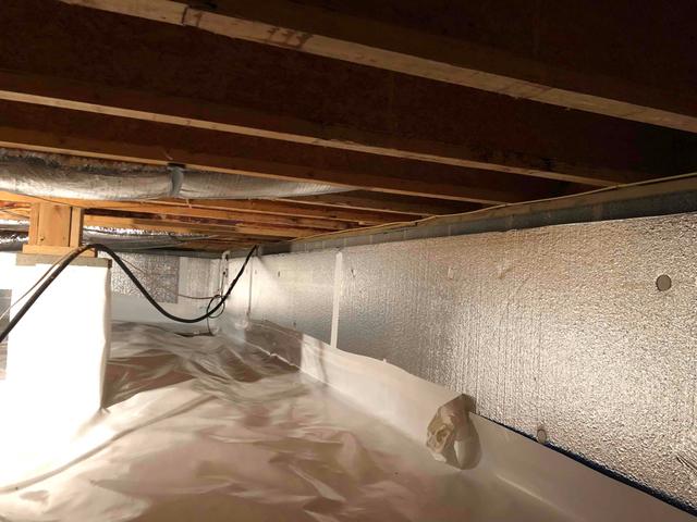 The CleanSpace Encapsulation makes any crawlspace look clean and new.