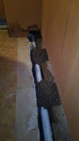 Rochester Hills Interior Drainage System Post Finish