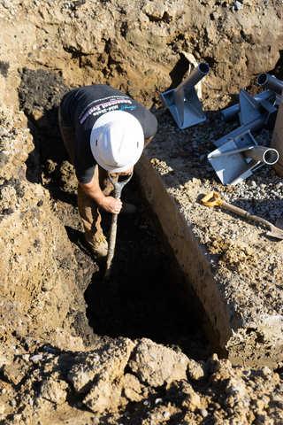 Digging Pier Holes