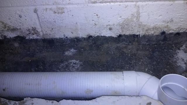 An interior drainage system was installed.