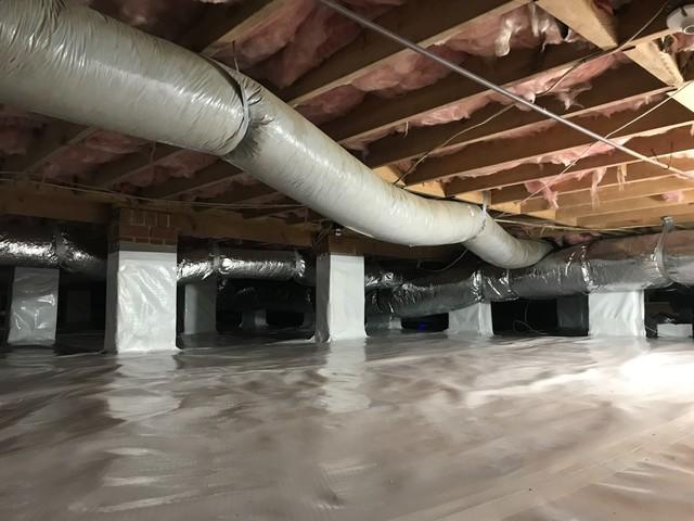 Crawl Space Pier Protection
