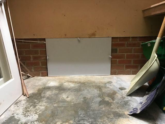 Sealed Crawl Space Door