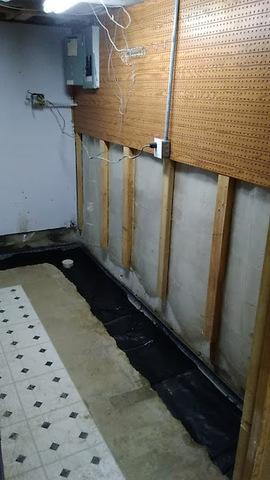 Clinton Township Interior Drainage System Sealing process