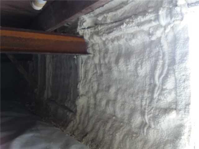 3" Inch Thick Closed Cell Spray Foam Installed