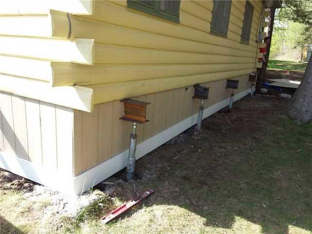 New Skirting Installed Around Home In Aitkin, Minnesota