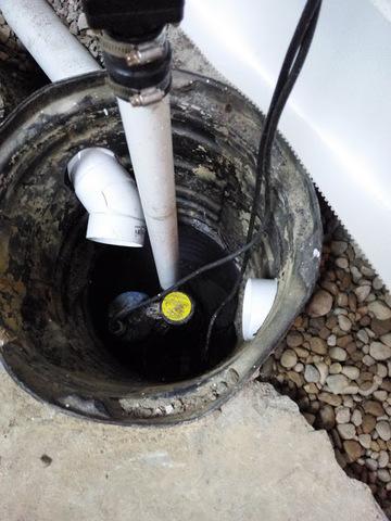 Basement Waterproofing Solution Connects To Existing Sump Pump