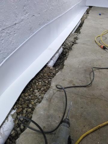 Perimeter Drainage For Water Leaking In From Basement walls