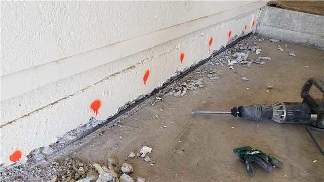 Stem Wall Repair - Before