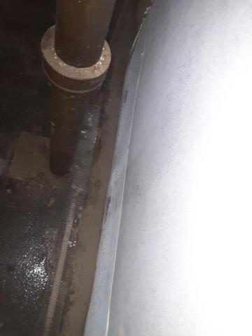 A bit of water seeping into the basement. Waterproofing will quickly take care of that!