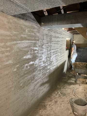 Wide Angle Of Parging Wall