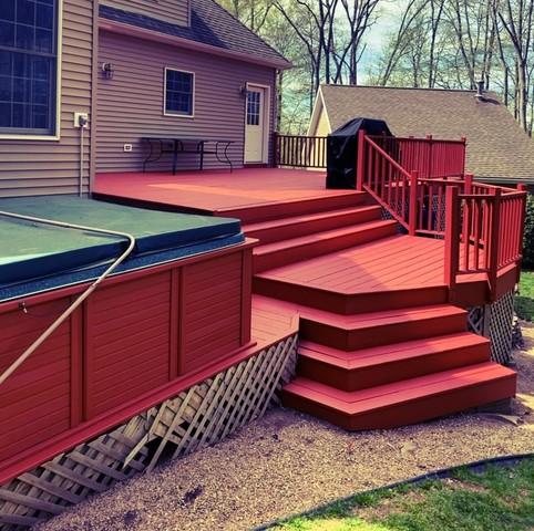 Deck Staining Results