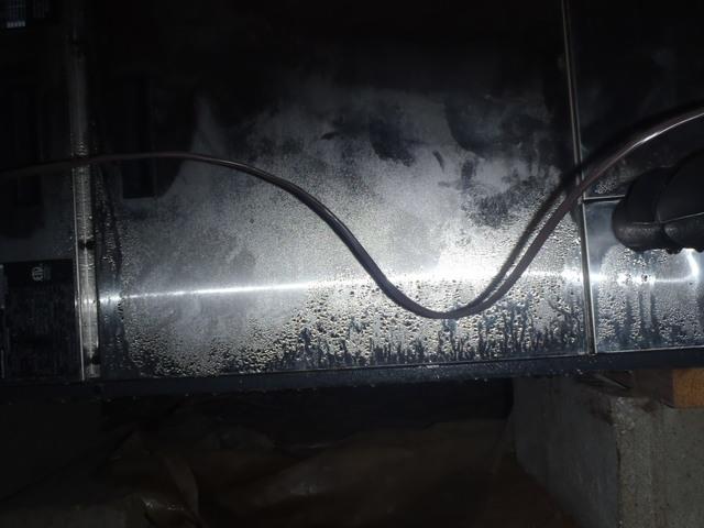 Moisture in a crawlspace can lead to many problems, one being rusting of your duct work. Rusting of your duct work will not only lead to holes but also reduce life span. Encapsulating a crawlspace with the addition of a SaniDry will reduce the moisture level in your crawlspace saving your duct work.