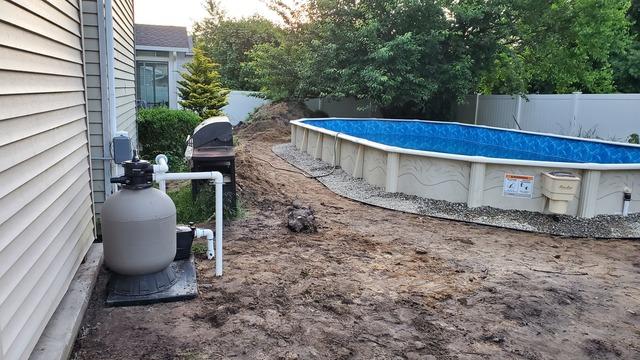 After the backfill, the crew completed the landscape package  to give the pool a finishing touch. This family is ready to enjoy their pool for this summer and many summers to come!