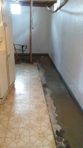 Interior Drainage in Eastpointe - Smoothing Concrete Over Drainage