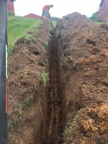 Install Photo - GeoLock™ System Restores Fall Creek, Wisconsin Foundation